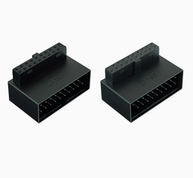 电脑主板 USB 19Pin 公对母延